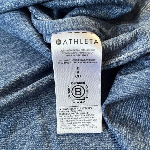 Athleta Blue Long Sleeve Pullover Size Small - Picture 6 of 8